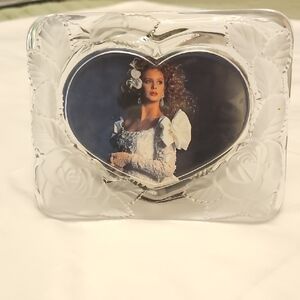 Studio Nova Clear Glass Heart Photo Frame